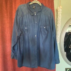 Torrid denim shirt.